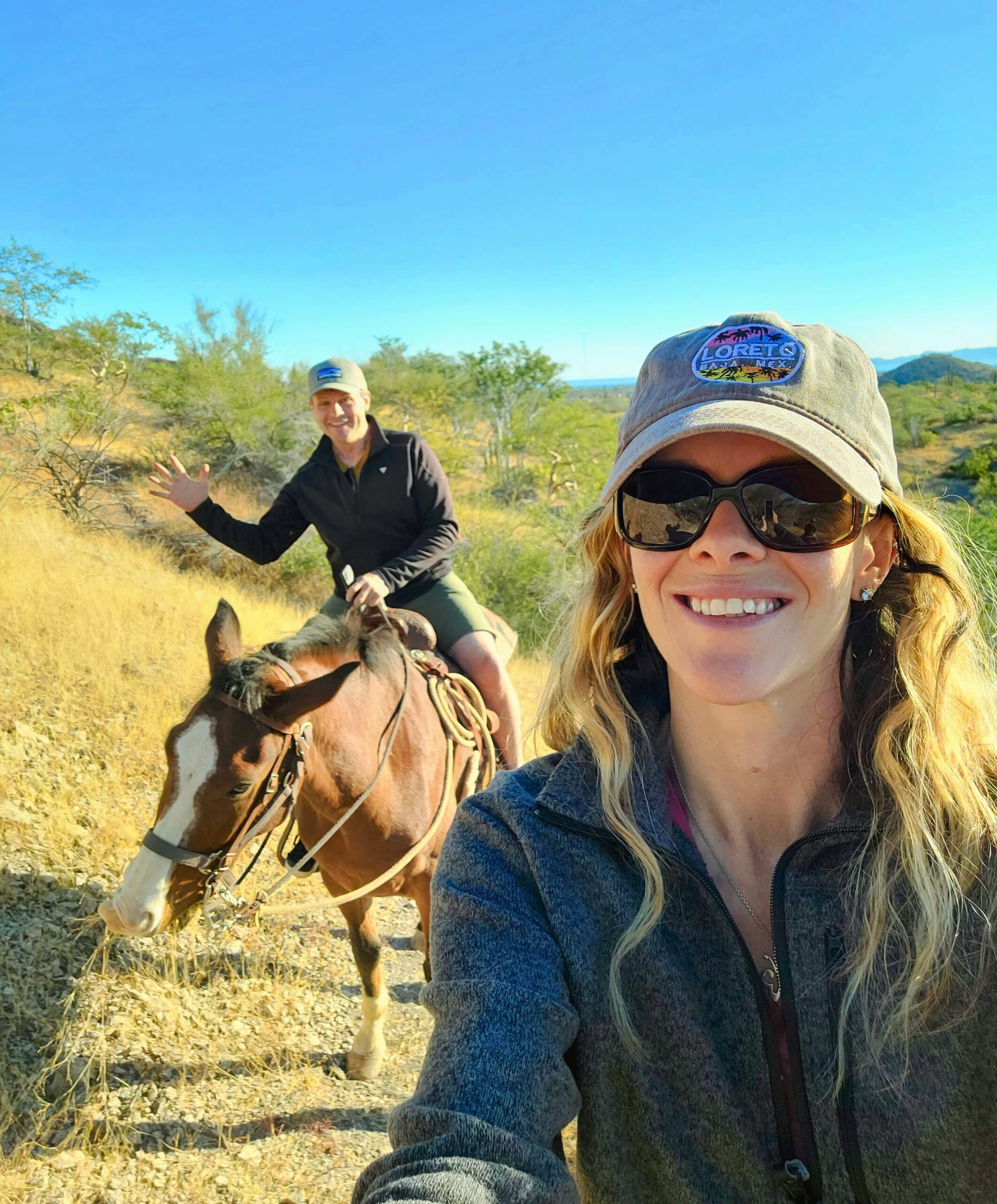 Horseback riding near Loreto; Baja California Sur, Mexico