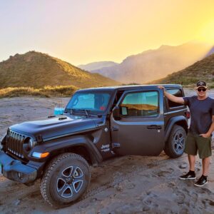 Off-roading on Playa Juncalito