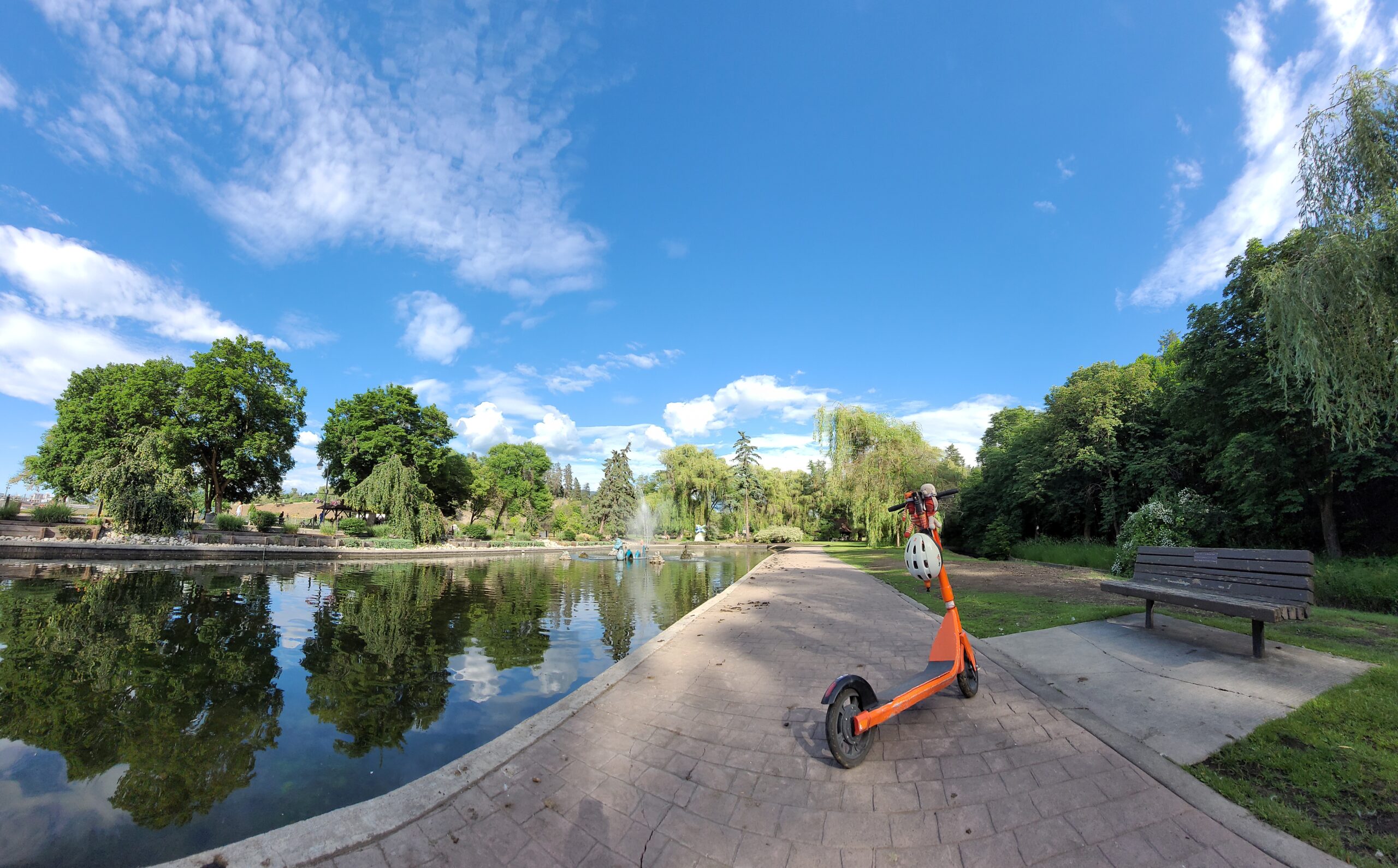 Scooter rental with Neuron; Vernon, British Columbia (Canada)