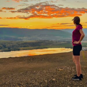Swan Lake sunset; Vernon, BC