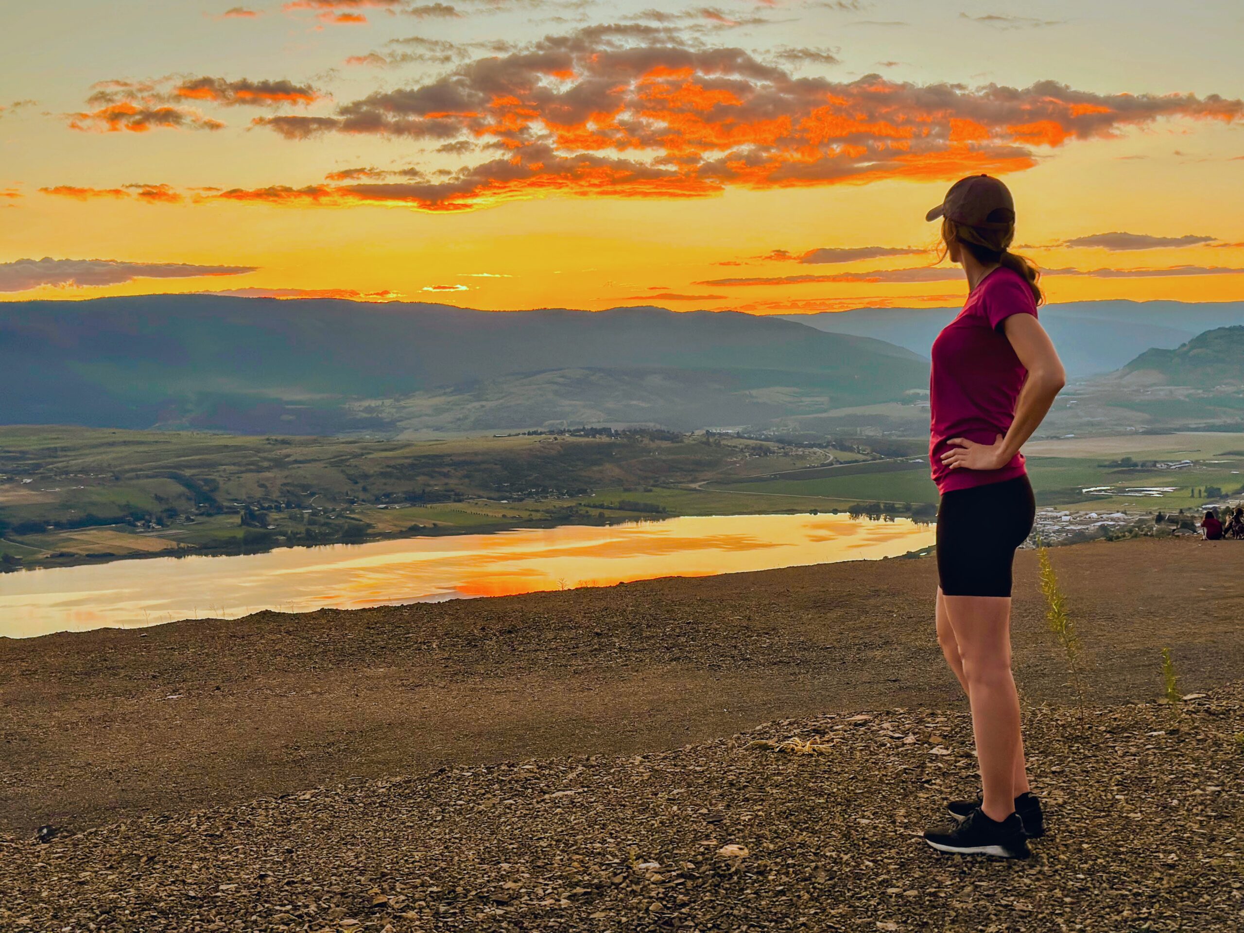 Swan Lake sunset; Vernon, BC (Canada)