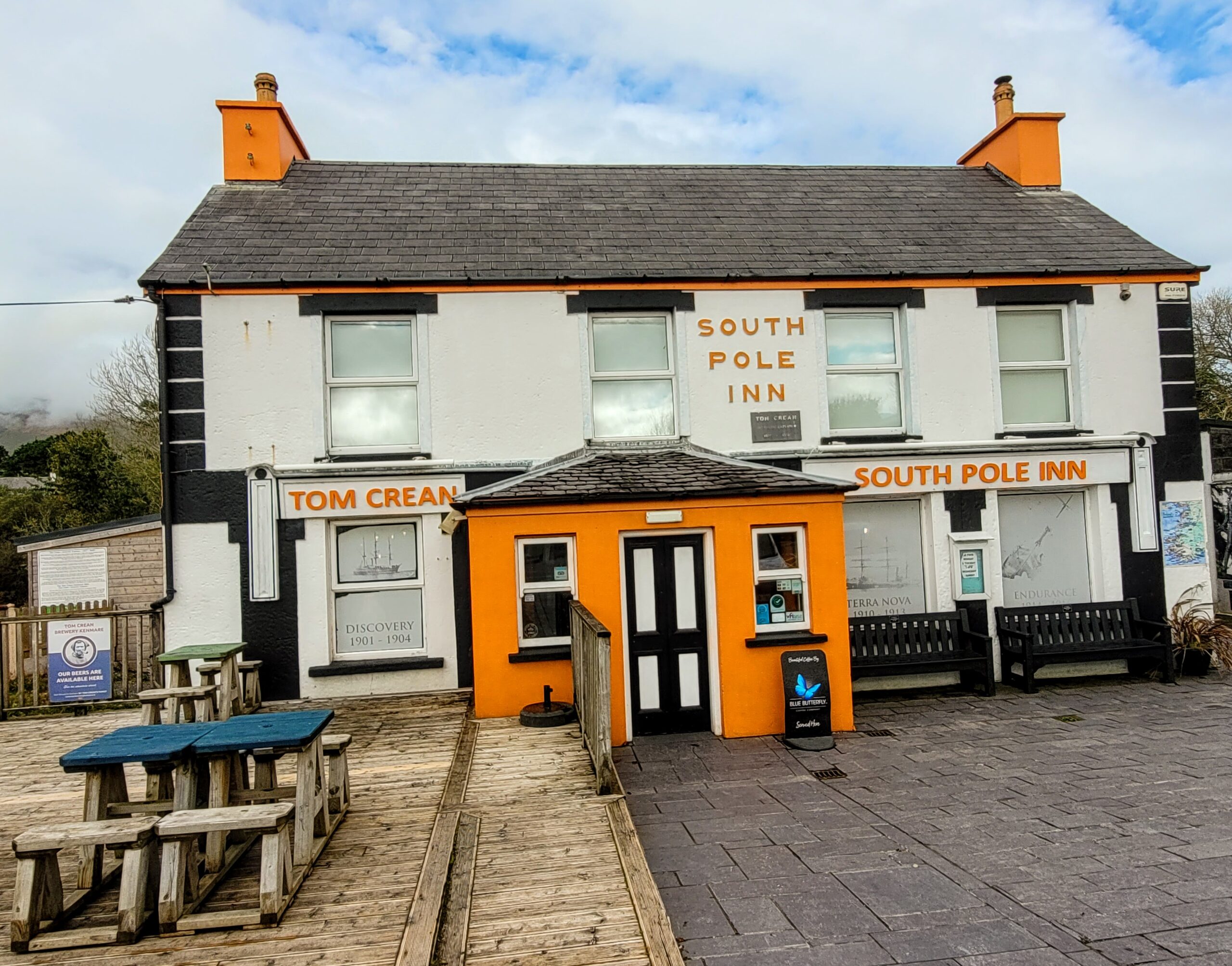 Tom Crean, an Antarctic hero, opened the 'South Pole Inn' in 1929; Annascaul, Ireland 