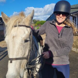 Horseback riding; Clarina