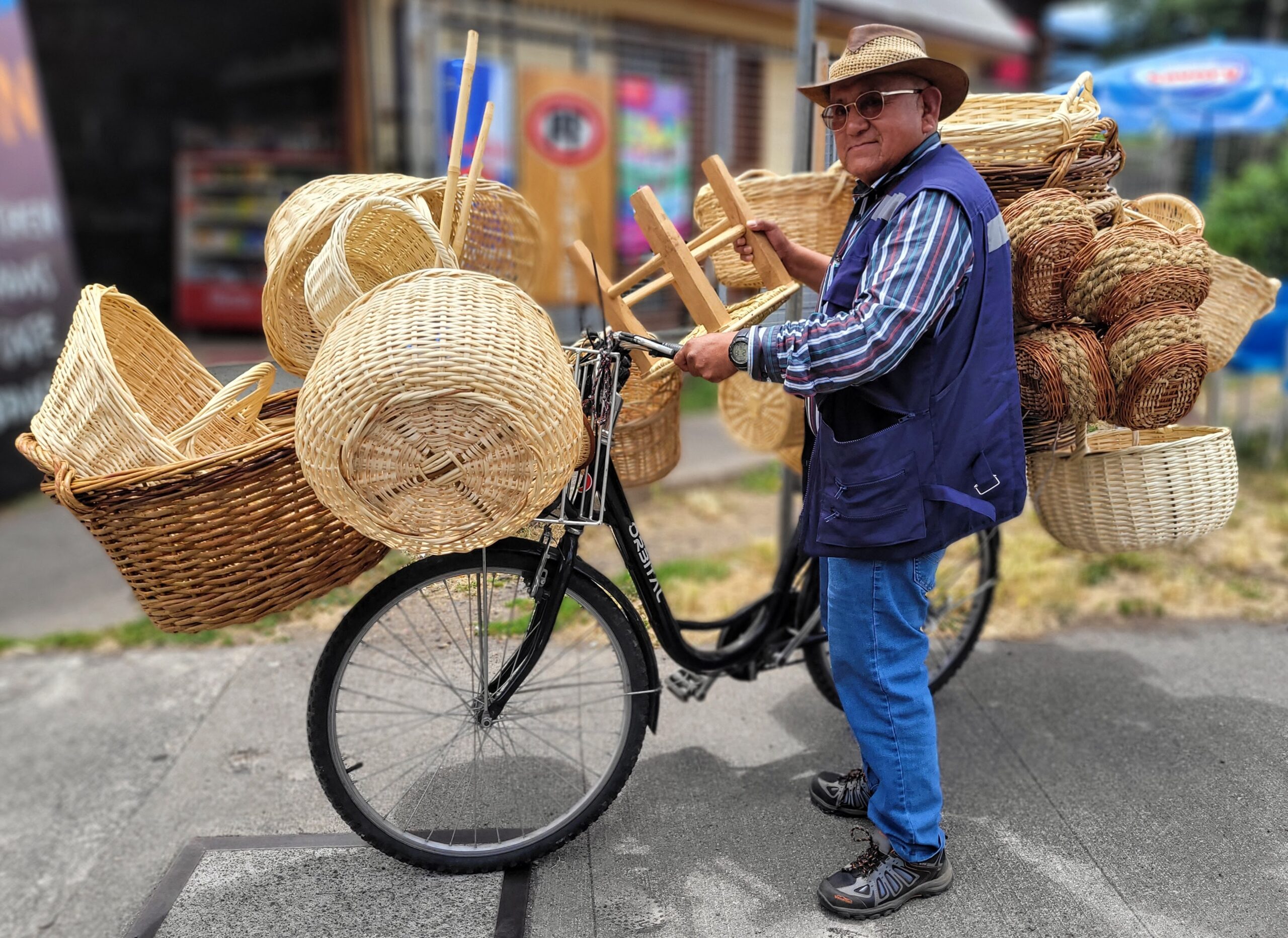 A local man that was proud to show off his hard work; Pucon, Chile 