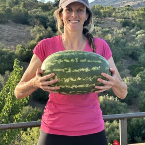 Our 10 kg watermelon; Sicily