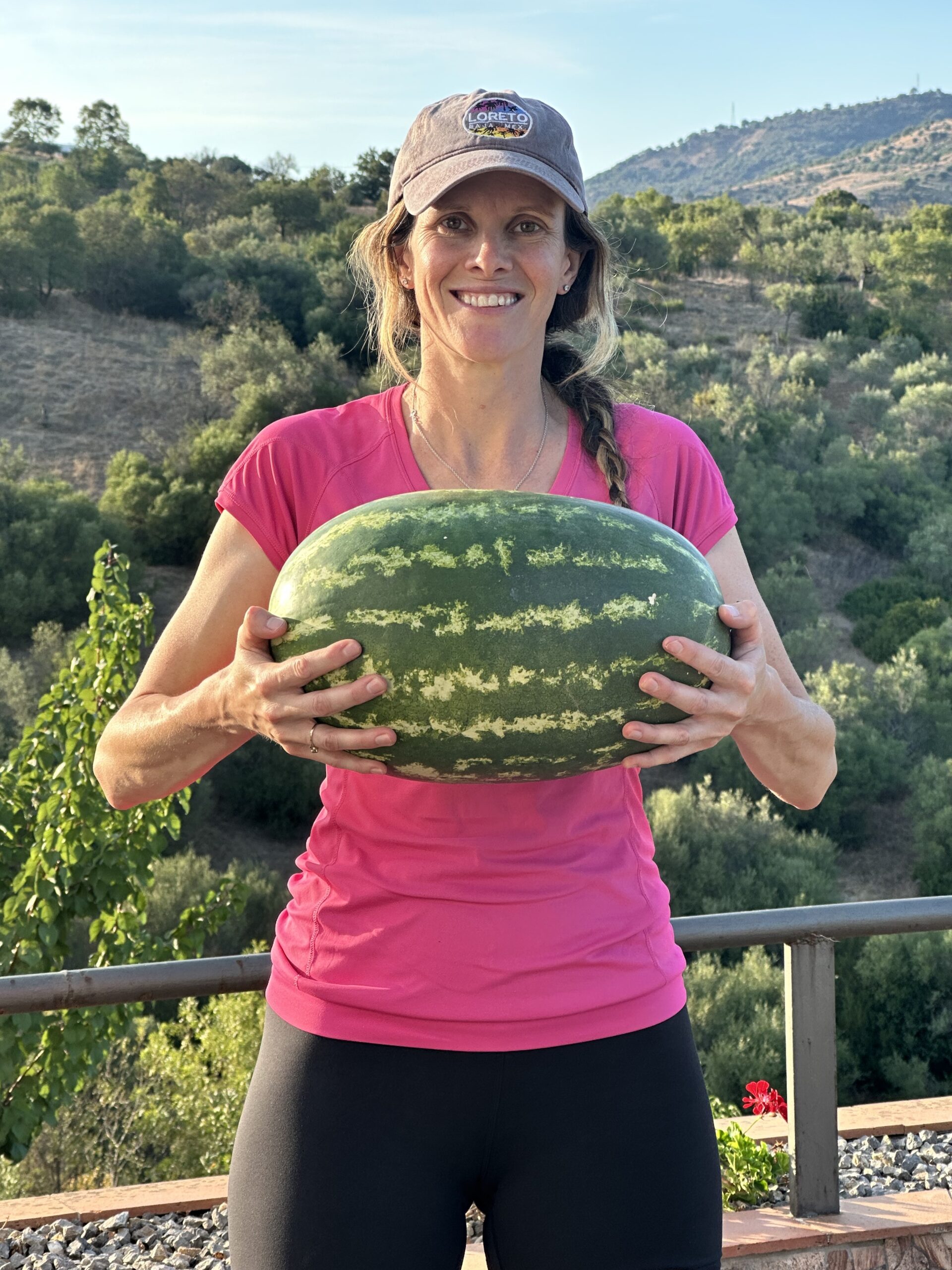 Our 10 kg Sicilian watermelon; Castelbuono, Sicily (Italy)