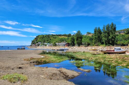 Achao waterfront; Quinchao Island, Chile