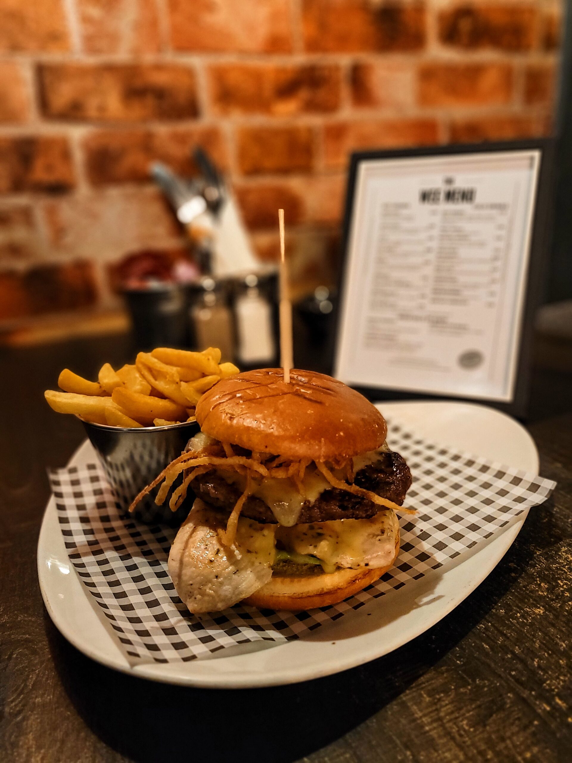 'Cock & Bull' burger @ The Wee Bistro; Glengormley, Ireland