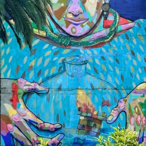 Mural in Paseo Dimalow Cerro Alegre; Valparaíso