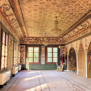 Prayer room @ Colourful Mosque; Tetovo