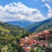 View of Vejtse, North Macedonia - a small village in the Shar Mountains