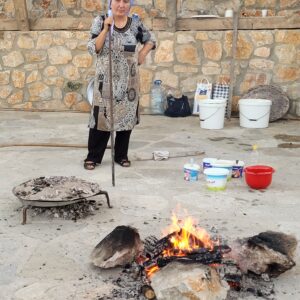 A local making flija; Etno Fest, Kosovo
