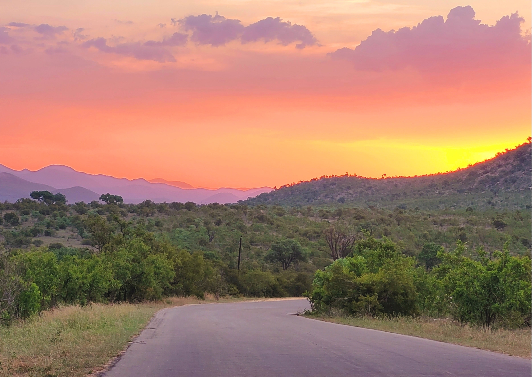 Beautiful Sunset @ Kruger National Park; South Africa