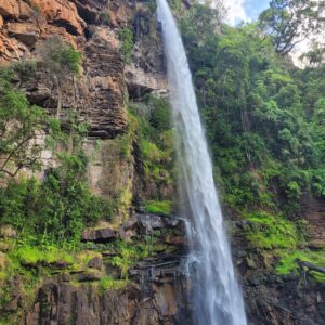 Lone Creek Falls is 70 meters high!; Sabie