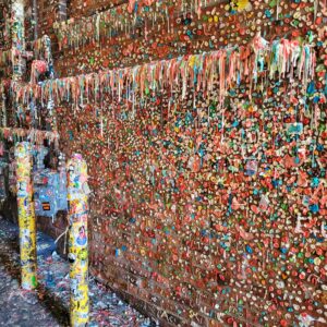 The famous 'Gum Wall'; Seattle