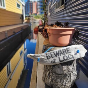 'BEWARE of LOG'; Victoria, BC
