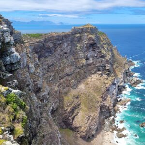 Cape Point cliffs; Table Mountain National Park, South Africa