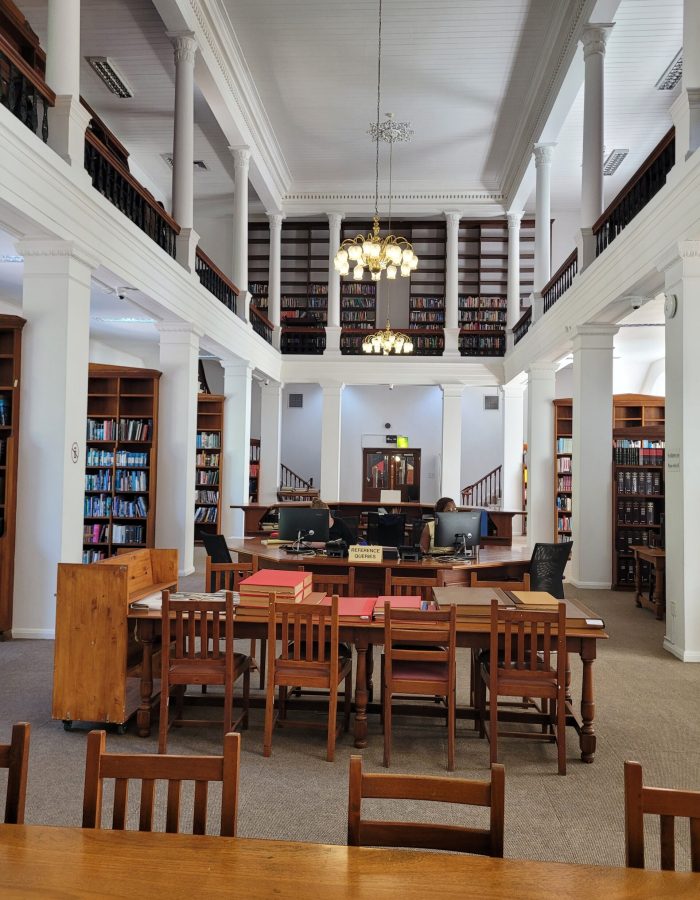 Study area inside the National Library of South Africa; Cape Town