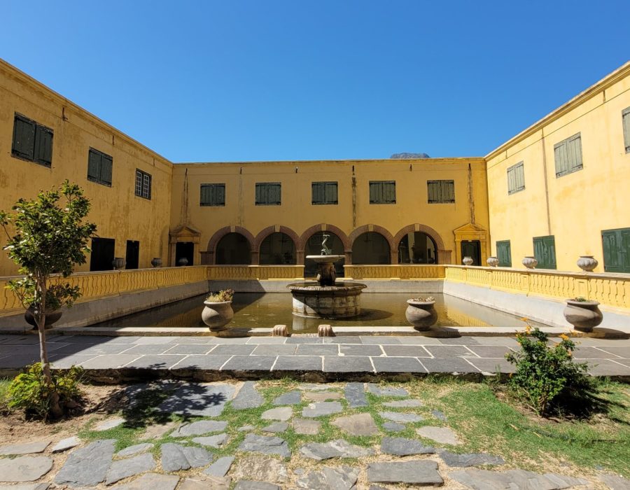 Dolphin pool courtyard at Castle of Good Hope; Cape Town, South Africa