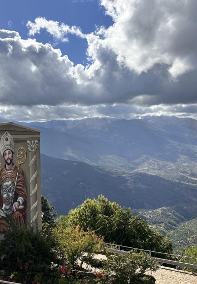 San Mauro towards Castelbuono and The Madonie Mountains