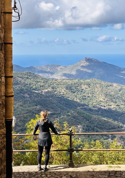 View from San Mauro Castelverde to the Sea