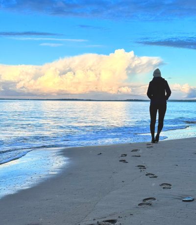 Sunset stroll along Cappaclogh East Beach; Tralee, Ireland