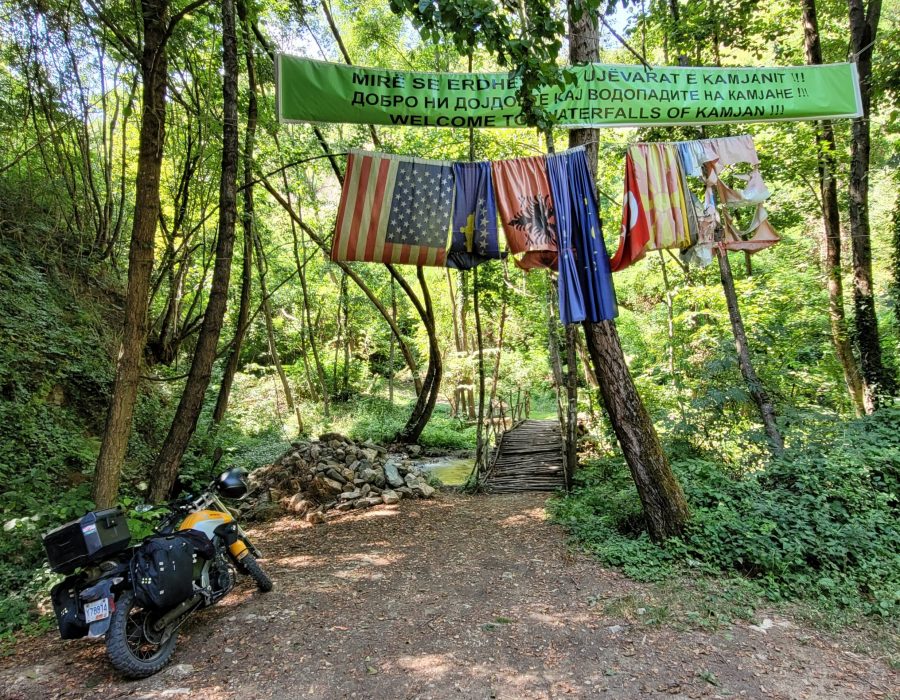 Trail Entrance @ Kamenjane Waterfall Trail, North Macedonia