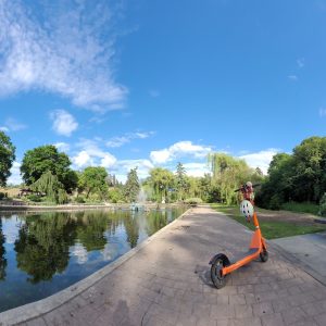 Scooter rental with Neuron; Vernon, British Columbia (Canada)