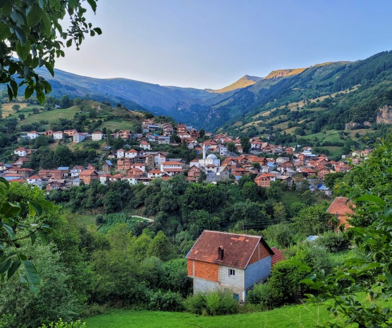 Village of Vejtse in the Shar Mountains, North Macedonia