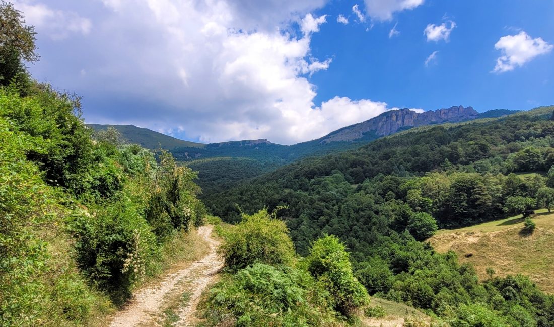 Hiking area near Vejtse, North Macedonia