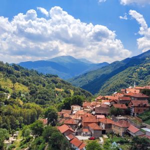 View of Vejtse, North Macedonia